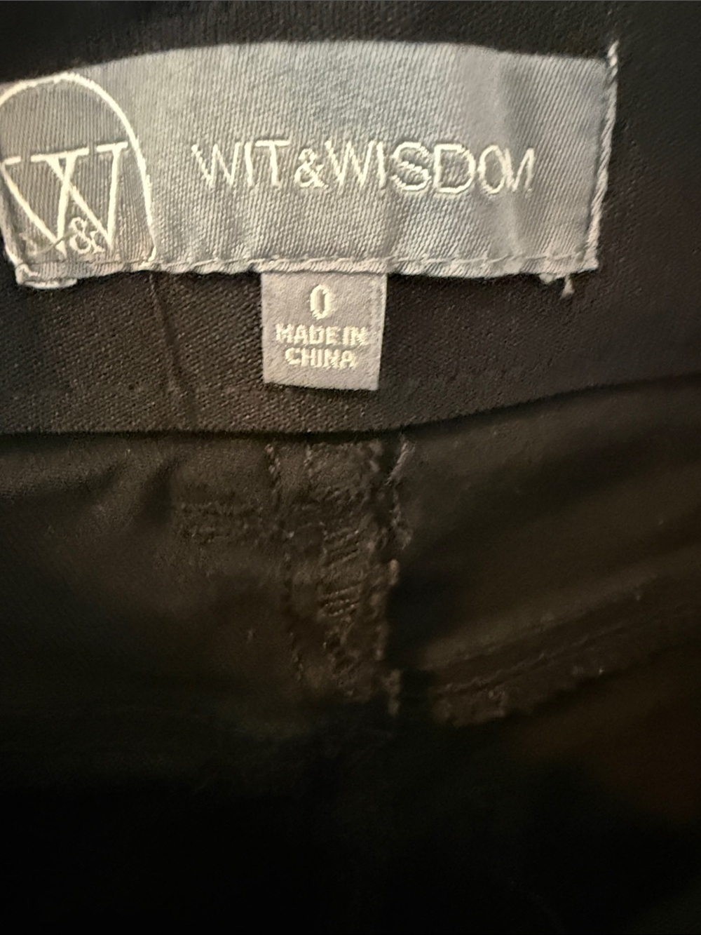 Wit & Wisdom Black Straight-Leg Jeans - Picture 7 of 8
